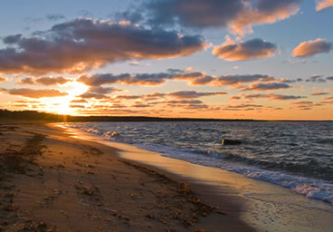 Sonnenuntergang Ostsee